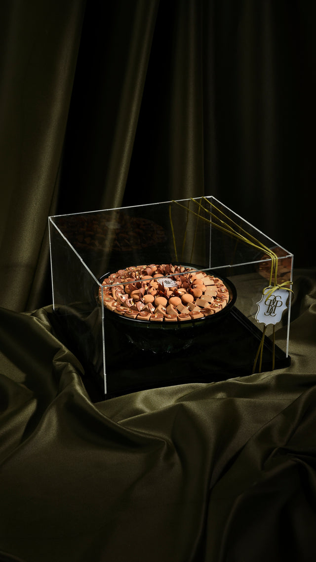 Caramel Velvet Tray