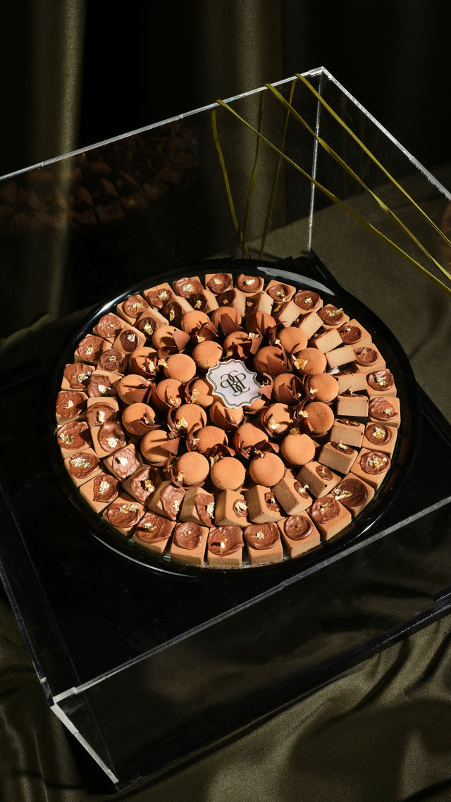 Caramel Velvet Tray