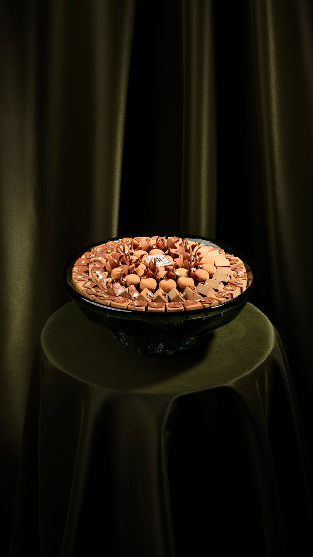 Caramel Velvet Tray