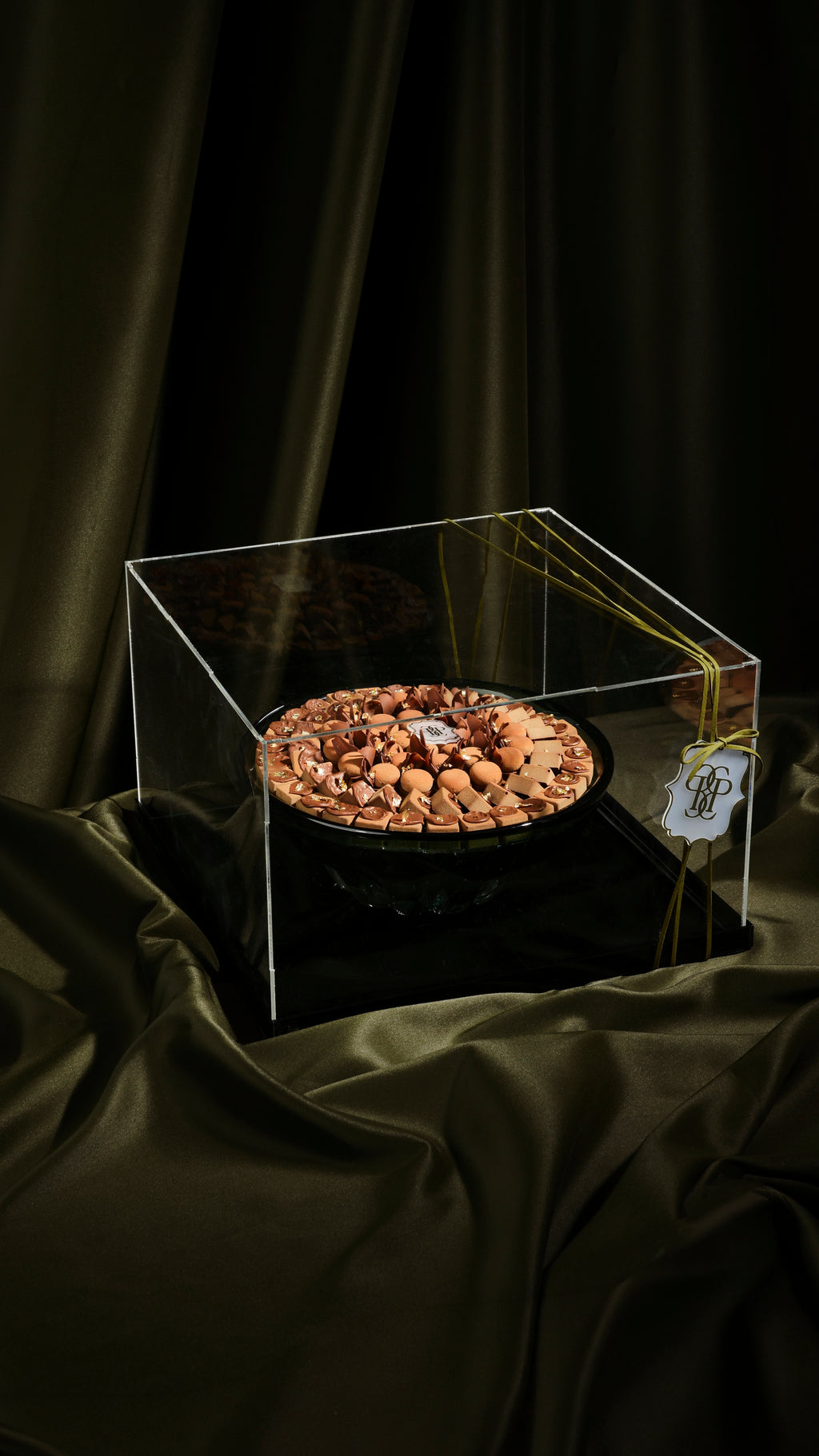 Caramel Velvet Tray