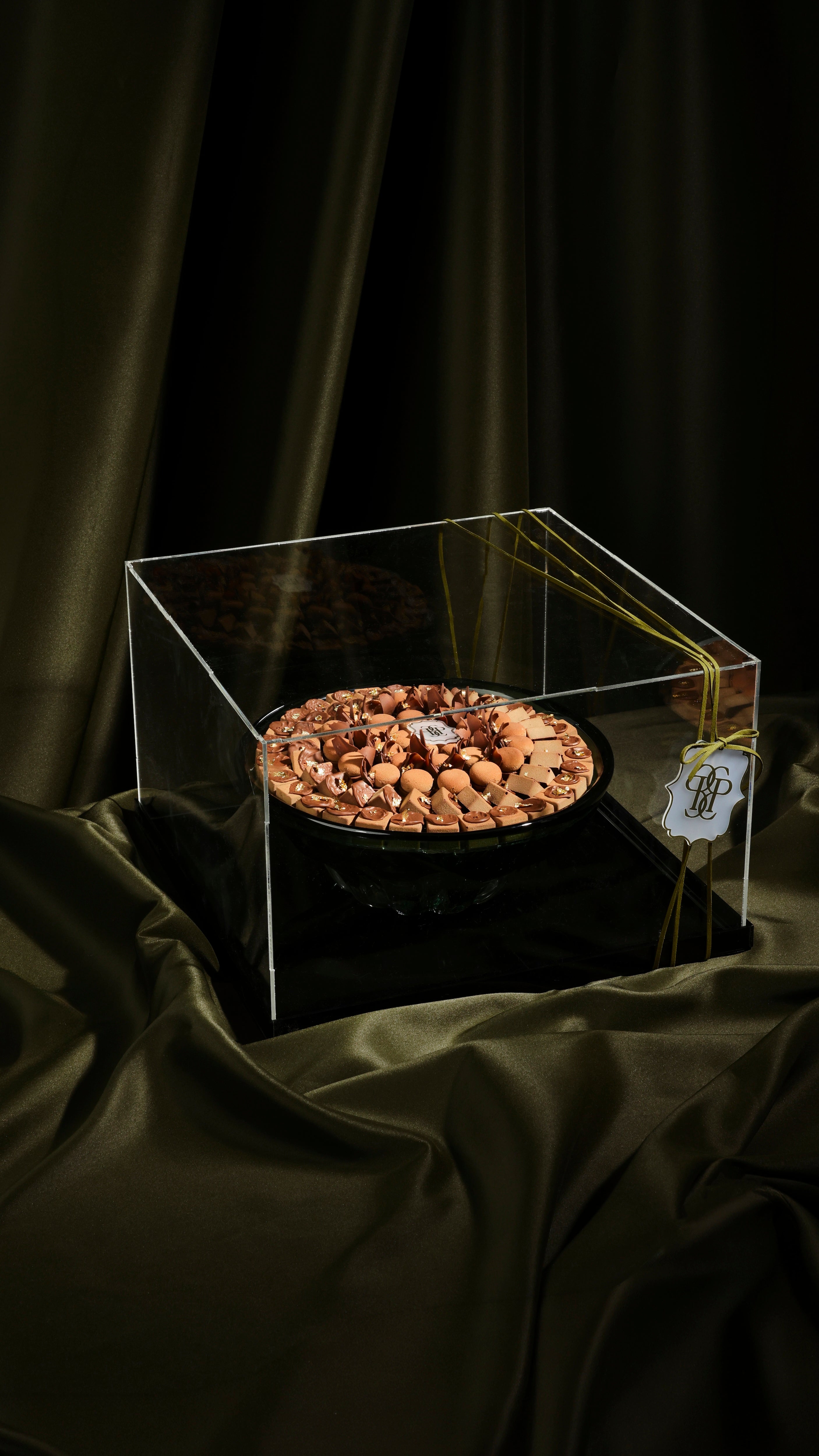 Caramel Velvet Tray
