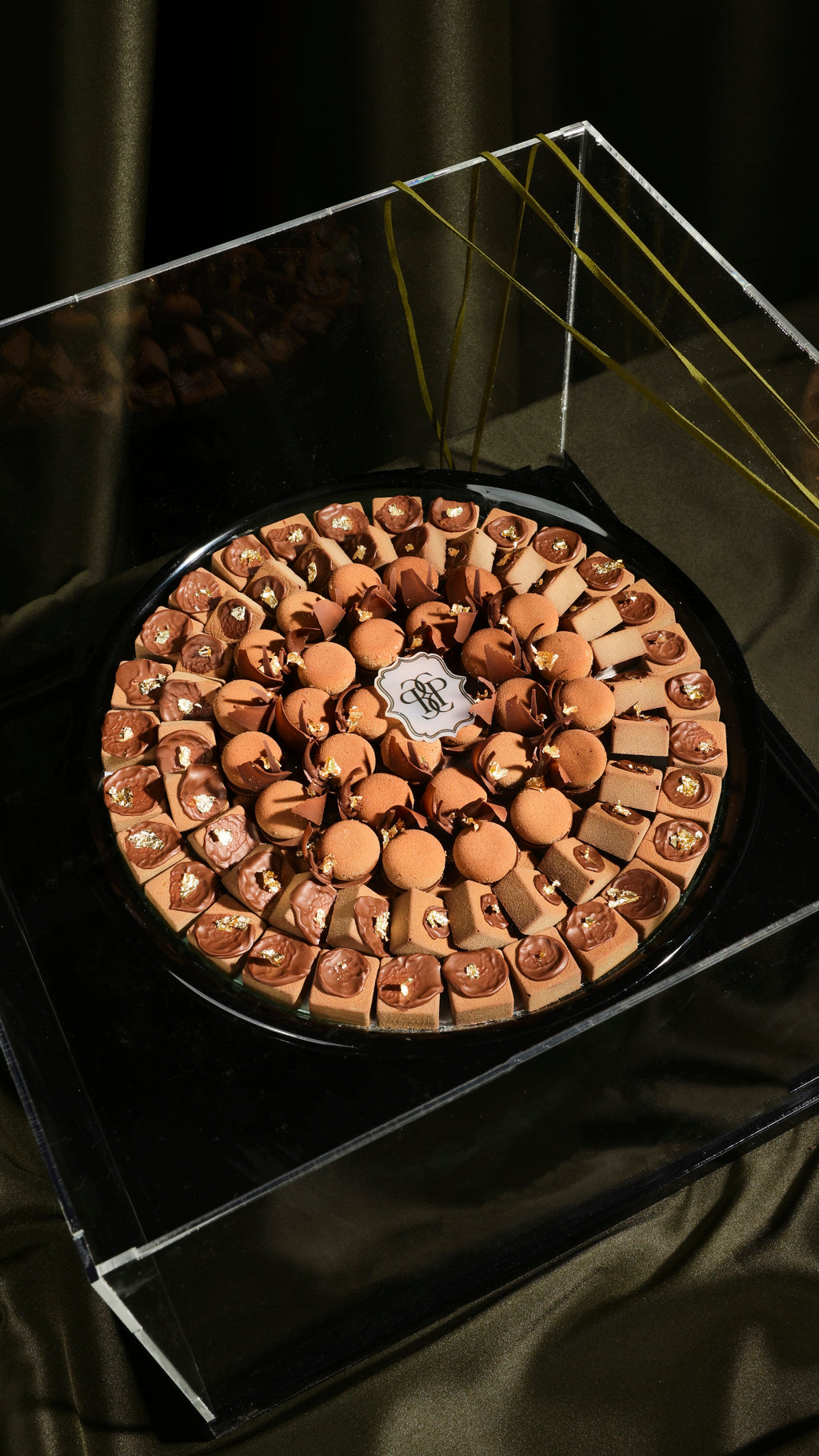 Caramel Velvet Tray